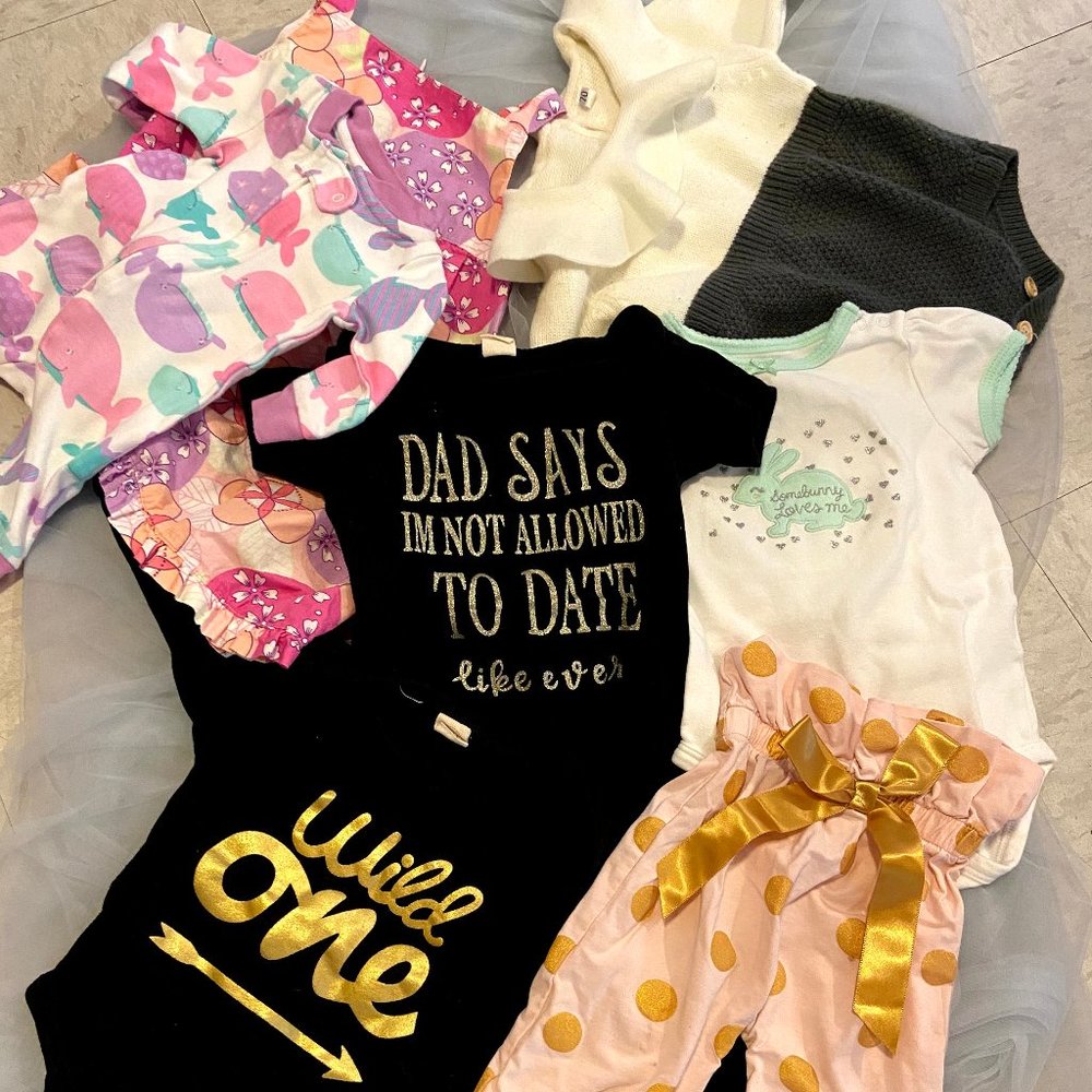 BABY GIRL CLOTHING BUNDLE